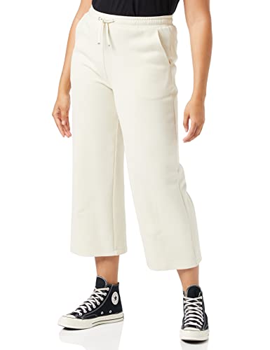 Calvin Klein Damen Micro Logo Culotte Jogger Trainingshose, Muslin, L von Calvin Klein