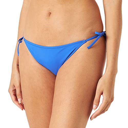Calvin Klein Damen String Side Tie Cheeky Bikini-Unterteile, Wild Bluebell, L von Calvin Klein