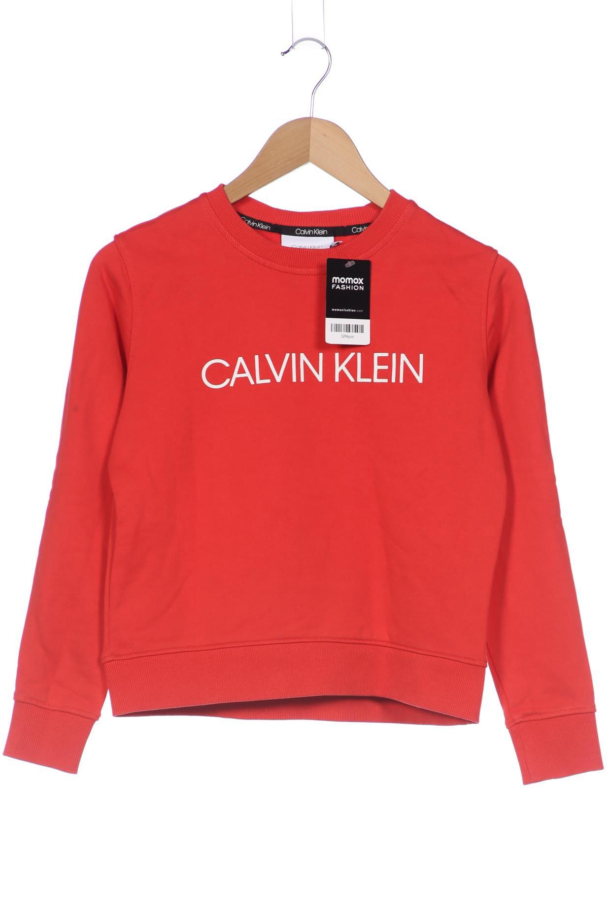 Calvin Klein Damen Sweatshirt, rot, Gr. 34 von Calvin Klein