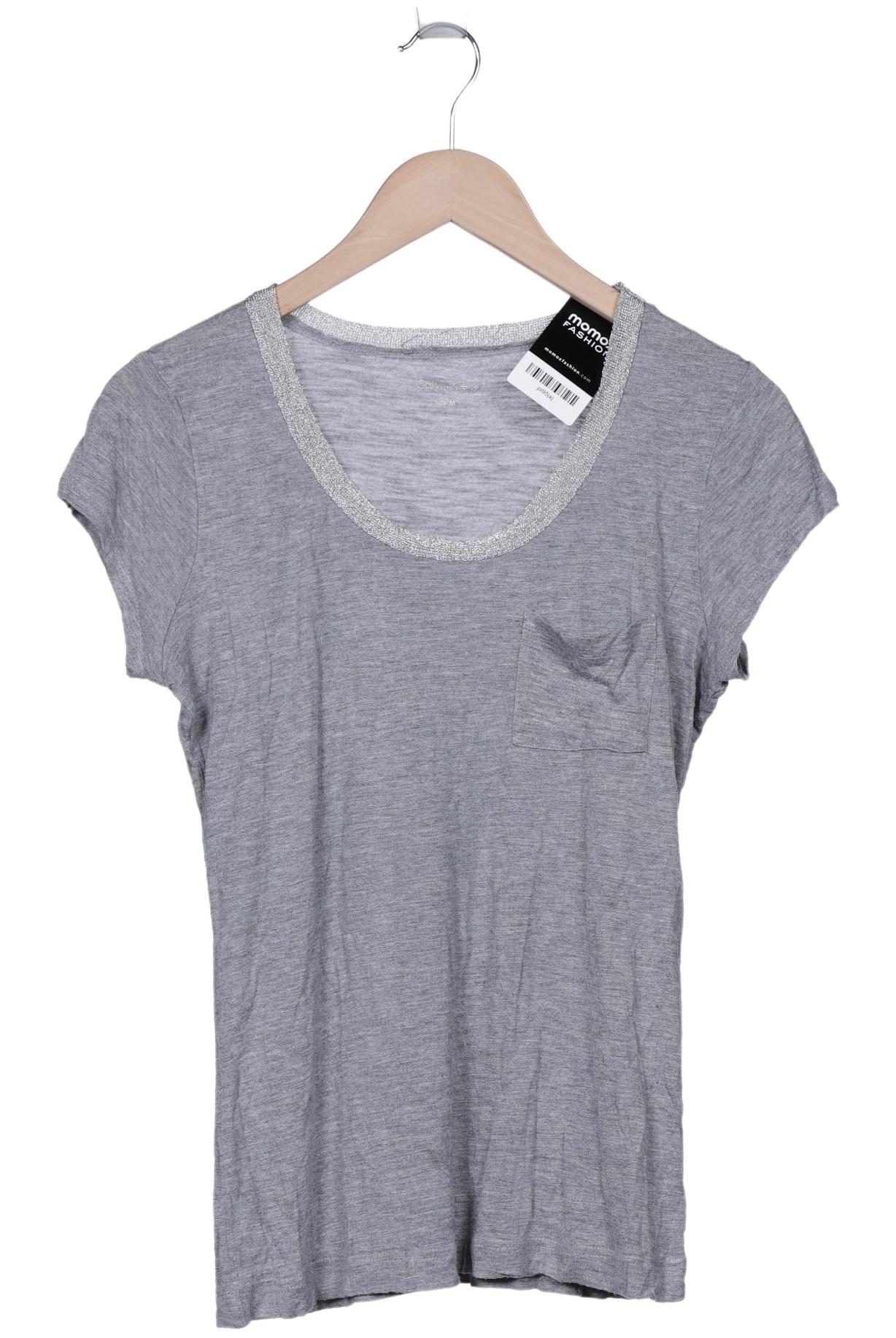 Calvin Klein Damen T-Shirt, grau, Gr. 38 von Calvin Klein