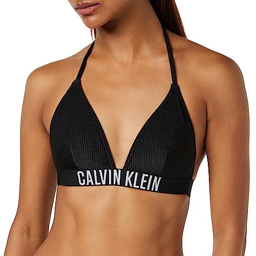 Calvin Klein Damen Triangel Bikini Oberteil ohne Bügel, Schwarz (Pvh Black), XL von Calvin Klein
