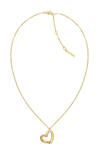 Calvin Klein Halskette für Damen Kollektion MINIMALISTIC HEARTS Gelbgold - 35000385 von Calvin Klein