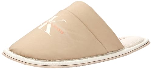 Calvin Klein Jeans Herren Hausschuhe Slipper Warm, Beige (Plaza Taupe/Apricot Orange), 43 von Calvin Klein