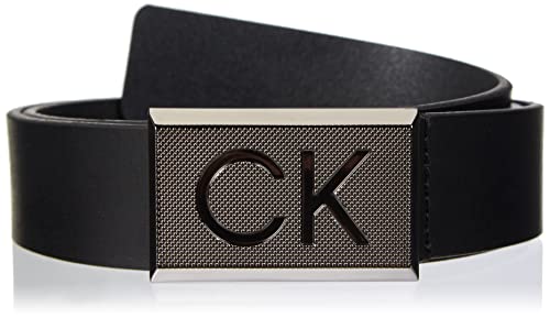 Calvin Klein Herren PQ Plaque 35MM K50K509646 Gürtel, Schwarz (Ck Black), 110 von Calvin Klein Jeans