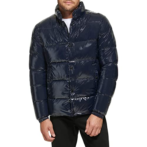 Calvin Klein Herren Puffer, Wintermantel, wasserabweisend Jacke, True Navy, L von Calvin Klein