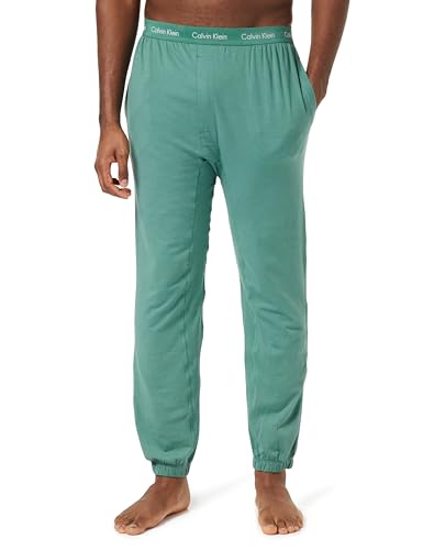 Calvin Klein Herren Pyjamahose Jogger Lang, Grün (Sagebush Green), L von Calvin Klein