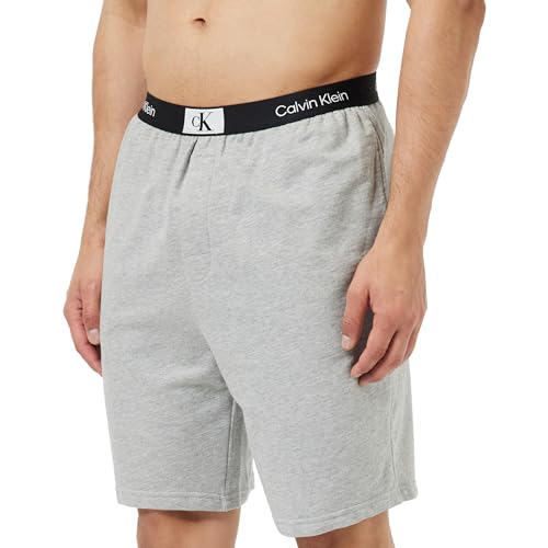 Calvin Klein Herren Pyjamahose Kurz , Grau (Grey Heather), L von Calvin Klein