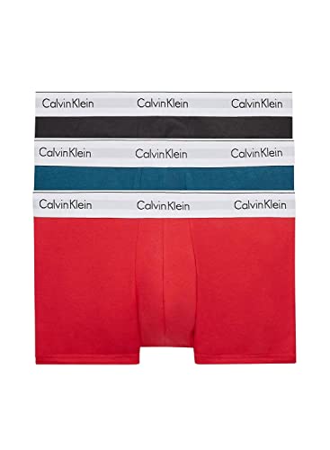 Calvin Klein Herren 3Pk 80A Trunks, Legion Blue/Exact/Black, S (3er Pack) von Calvin Klein Jeans