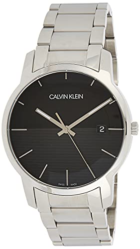 Calvin Klein Herren Analog Quarz Uhr mit Edelstahl Armband K2G2G14C von Calvin Klein