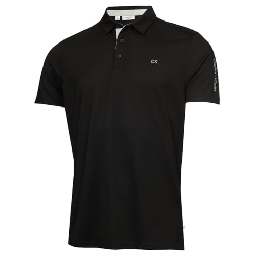 Calvin Klein Herren Uni Golf Poloshirt - Schwarz - S Calvin Klein Herren Uni Golf Poloshirt - Schwarz - S von Calvin Klein