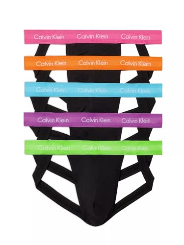 Calvin Klein Herren Unterwäsche Jock Strap 5er Pack Gr. L Mehrfarbig 000NB3914A Calvin Klein Herren Unterwäsche Jock Strap 5er Pack Gr. L Mehrfarbig 000NB3914A von Calvin Klein