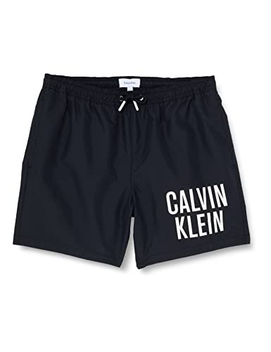 Calvin Klein Jungen Badehose Kurz, Schwarz (Pvh Black), 10-12 Jahre von Calvin Klein