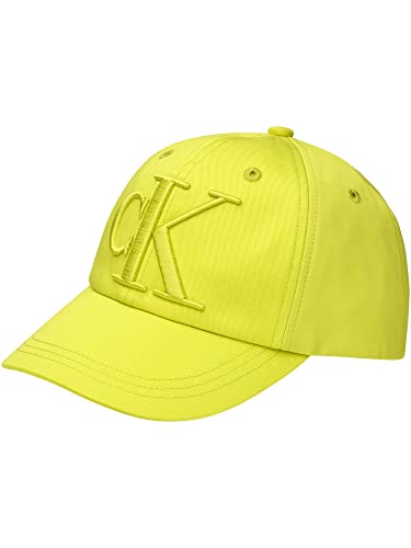 Calvin Klein Kinder Kappe Mix Media Baseball Cap Größe S-M Grün IU0IU00251LRE von Calvin Klein