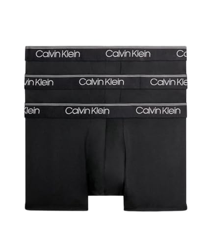 Calvin Klein Low Rise Trunk 3Pk Low Rise Trunk Herren, Schwarz (Black), XL von Calvin Klein