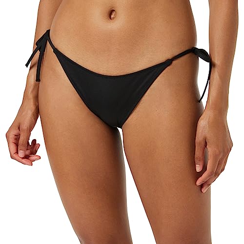 Calvin Klein Damen Bikinihose Seitliche Schnürung Sport, Schwarz (Pvh Black), M von Calvin Klein