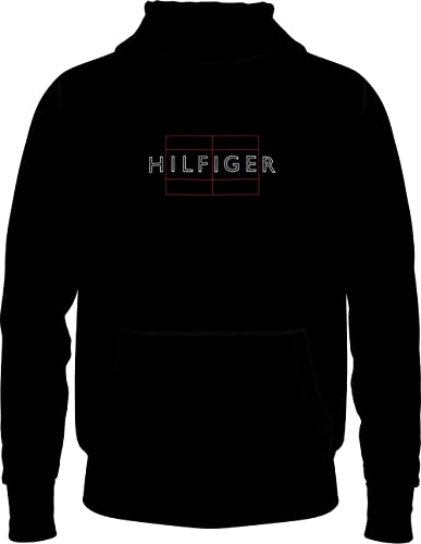 TOMMY HILFIGER - Men's regular hoodie with flag profile - Size M von Tommy Hilfiger