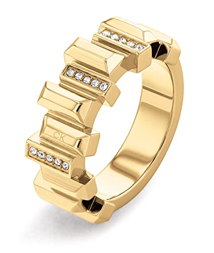 Calvin Klein ring für Damen Kollektion LUSTER Gelbgold - 35000333B von Calvin Klein