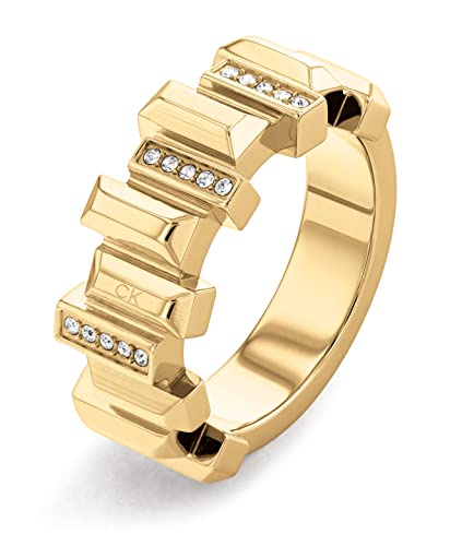 Calvin Klein ring für Damen Kollektion LUSTER Gelbgold - 35000333D von Calvin Klein