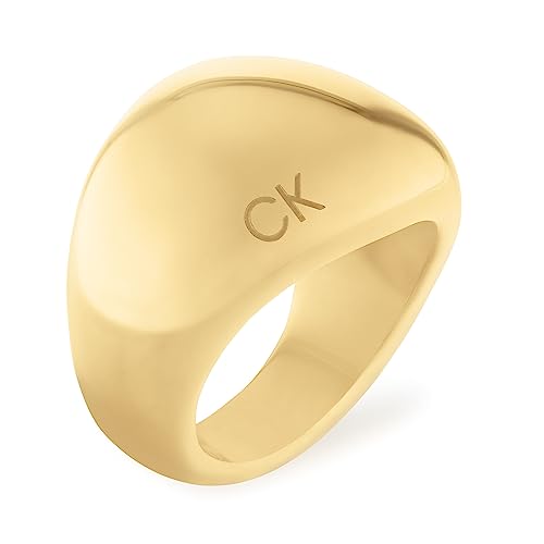 Calvin Klein ring für Damen Kollektion PLAYFUL ORGANIC SHAPES Gelbgold - 35000441B von Calvin Klein