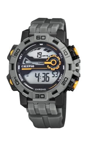 Calypso Jungs Digital Gesteppte Daunenjacke Uhr mit Kunststoff Armband K5809/4 von CALYPSO