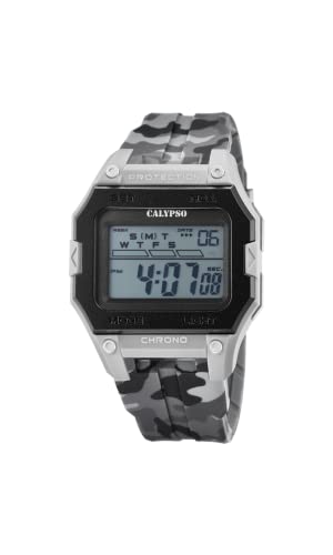 Calypso Jungs Digital Gesteppte Daunenjacke Uhr mit Kunststoff Armband K5810/1 von CALYPSO