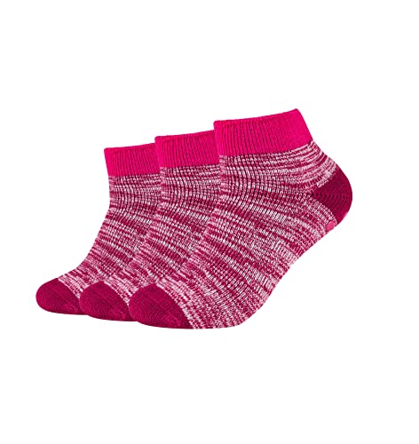 Camano 1116000001 - Kinder warm-up ABS Quarter 3 Paar, Größe 39/42, Farbe berry von Camano