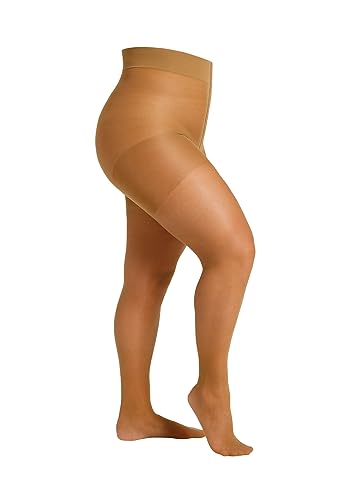 Camano Damen Strumpfhose 20 DEN Curvy große Größen reißfest seidenmatt extra breiter Komfortbund druckfrei 3D ringelfrei verstärkter Fuß 1er Pack 52/54 make up Camano Damen Strumpfhose 20 DEN Curvy große Größen reißfest seidenmatt extra breiter Komfortbund druckfrei 3D ringelfrei verstärkter Fuß 1er Pack 52/54 make up von Camano