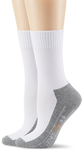 Camano Herren 5942 Sportsocken, Weiß (White 1), (Herstellergröße: 35/38) (2er Pack) von Camano