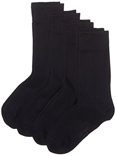 Camano Herren 3512 Ca-soft økologisk bomuld 4 par Socken, Blau (Navy 04), 43-46 EU von Camano