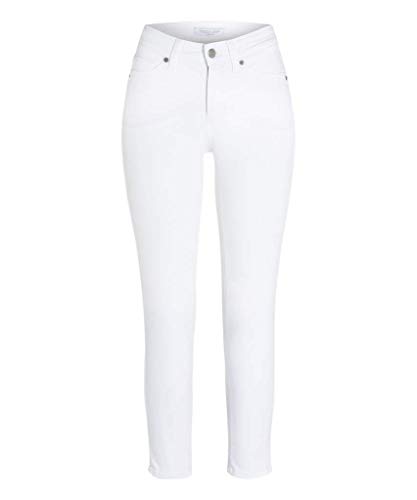 Cambio Damen Jeans im 5-Pocket Style Piper Short Größe 4227 Weiß (weiß) von Cambio
