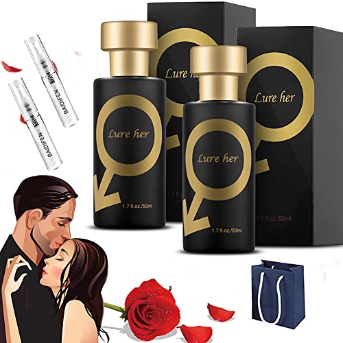 Pheromone Parfum Herren,Lure Her Parfum Herren,Feromone ParfüM füR MäNner,Pheromone Cologne for Men (2 Flakons MäNner) von Camic