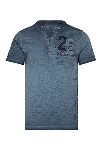 CAMP DAVID T-Shirt kurz CG2304-3990-32 BLU0114 steel blue XXL von Camp David