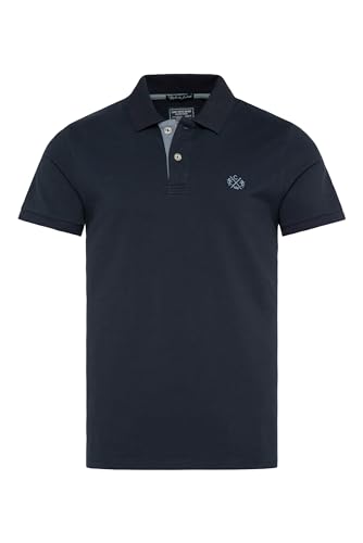 Camp David Herren Basic Polo aus Pikee mit Logostick Absolute Blue S von Camp David