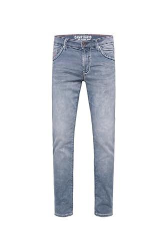 Camp David Herren Jeans RO:BI mit Breiten Nähten Grey Blue Jogg 31 30 von Camp David