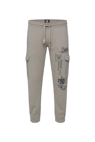 Camp David Herren Jogginghose im Cargo-Stil Polo Grey XL von Camp David