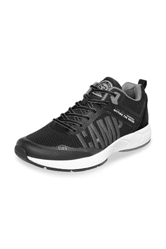 Camp David Herren Premium Sneaker im Strick-Design Black 42 von Camp David