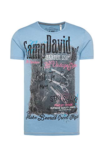 Camp David Herren Rundhalsshirt mit Photoprint von Camp David