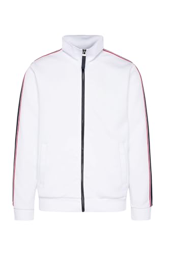 Camp David Herren Trainingsjacke mit Logo und Streifen-Tapes Opticwhite XXL Camp David Herren Trainingsjacke mit Logo und Streifen-Tapes Opticwhite XXL von Camp David