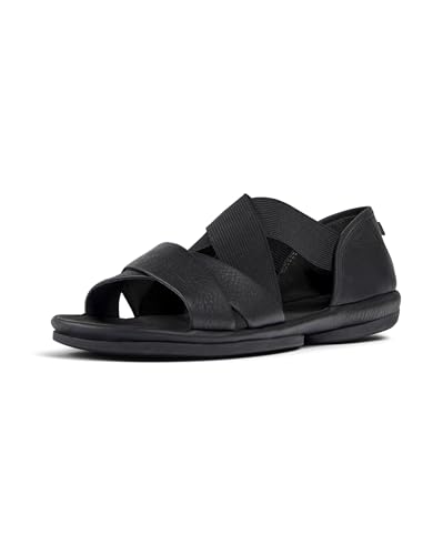 Camper Damen Right Nina K201367 X-Strap Sandal, Schwarz 006, 39 EU von Camper