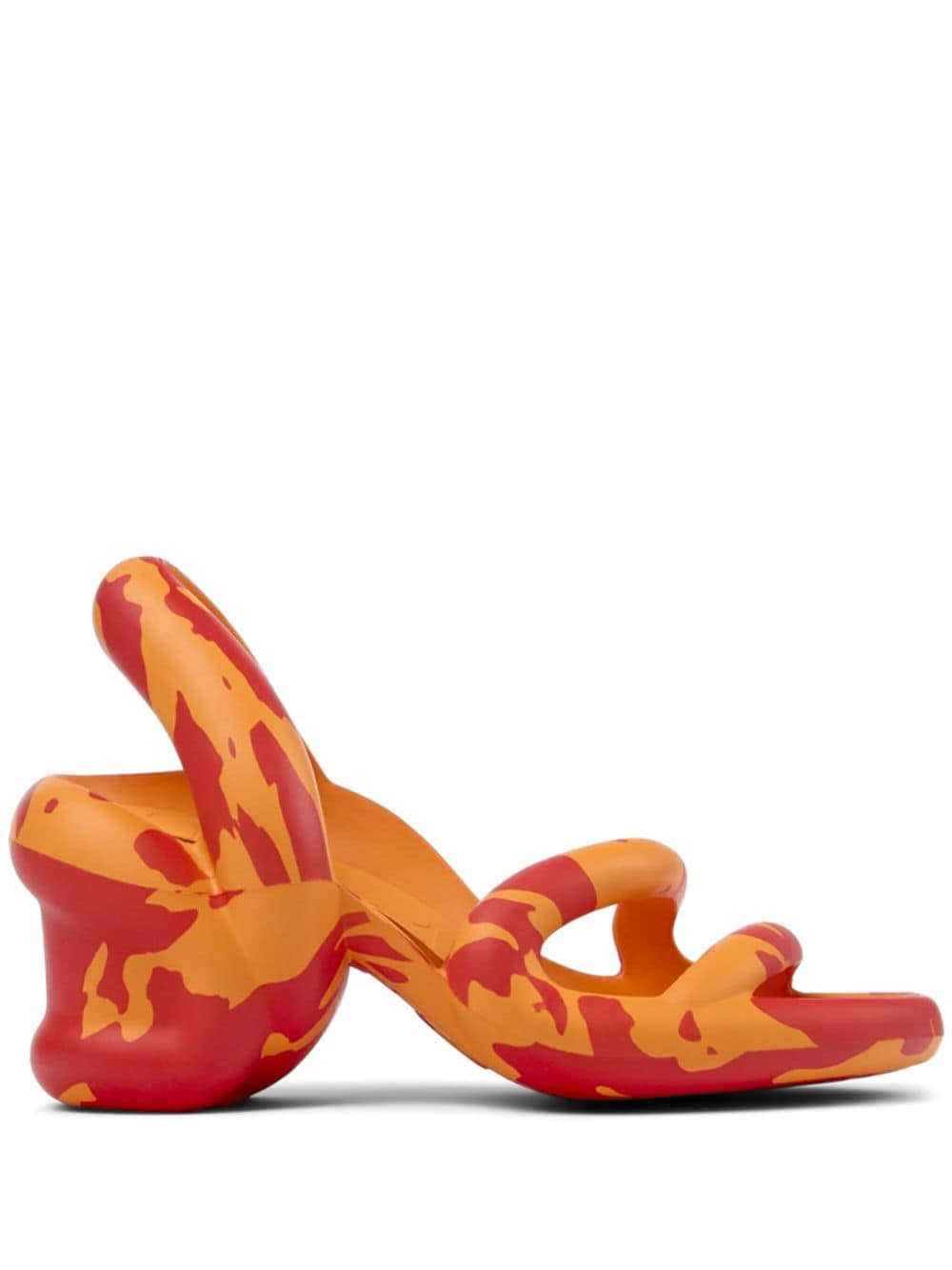 Camper Kobarah Sandalen 76mm - Orange von Camper