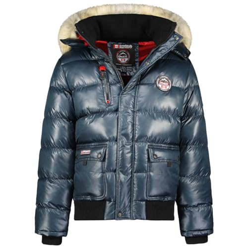 Canadian Peak Bambino_Men - Men's Comfortable Autumn Winter Warm Parka - Waterproof Coat Outdoor Fur Hooded Jacket - Winter Windbreaker Jacket Man (Navy Blue M) von Canadian Peak