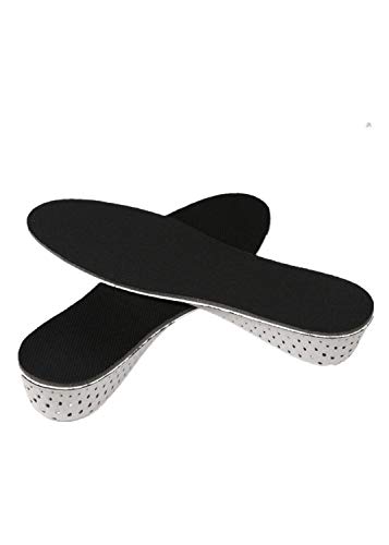 Canarea Höhe erhöhen Schuhe Einlegesohle, atmungsaktiv Memory Foam Höhe erhöhen Einlegesohle unsichtbar erhöhte Heel Lifteinsätze Schuhaufzüge Elevator Einlegesohlen für Männer Frauen (4 CM) von Canarea