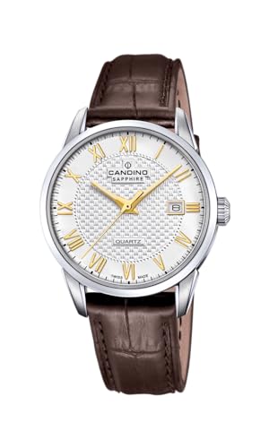 Candino Herrenuhr Edelstahl braun Classic Armbanduhr UC4712/B Analoguhr von Candino