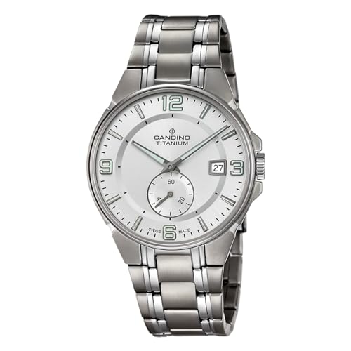 Candino Herrenuhr Titan grau Classic Armbanduhr UC4604/A Analoguhr von Candino