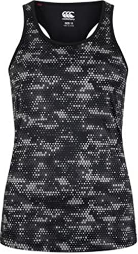 Canterbury Damen Vapodri Printed Racerback Weste, Grau, 44 von Canterbury