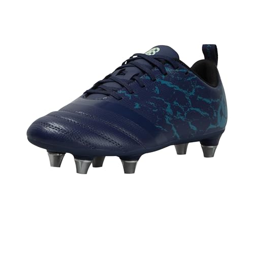 Canterbury Rugby-Stiefel von Stampede für Jungen und Mädchen, Schwarz/Blau, 37 EU von Canterbury