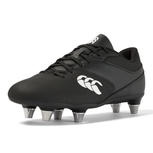 Canterbury of New Zealand Phoenix Raze Soft Ground Boots Rugby-Stiefel, schwarz/weiß, 37.5 EU von Canterbury