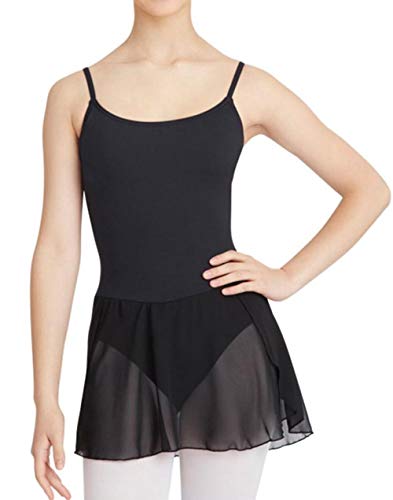 Capezio 126 cm Camisole Kleid Meryl Lycra, Schwarz, L von Capezio