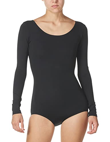 Capezio Damen Langarm-Trikot Gymnastikanzug, Schwarz, M von Capezio