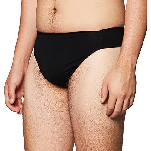 Capezio Herren Tanga, verstärkt, vorne, gefüttert, Tanzgürtel - Schwarz - Large von Capezio